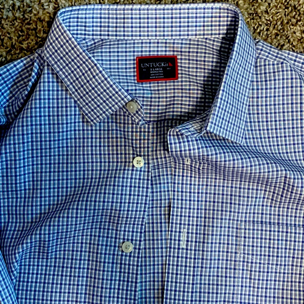 Men’s UnTuckIt Long Sleeve shirt XL